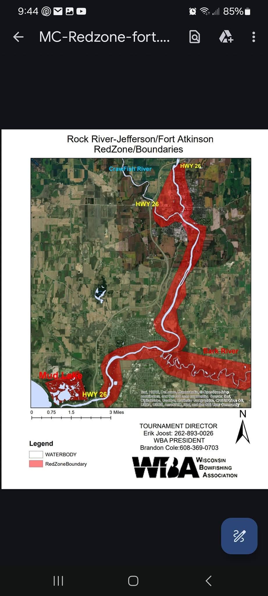 Red Zones for Mud/Chub Tournament | Facebook