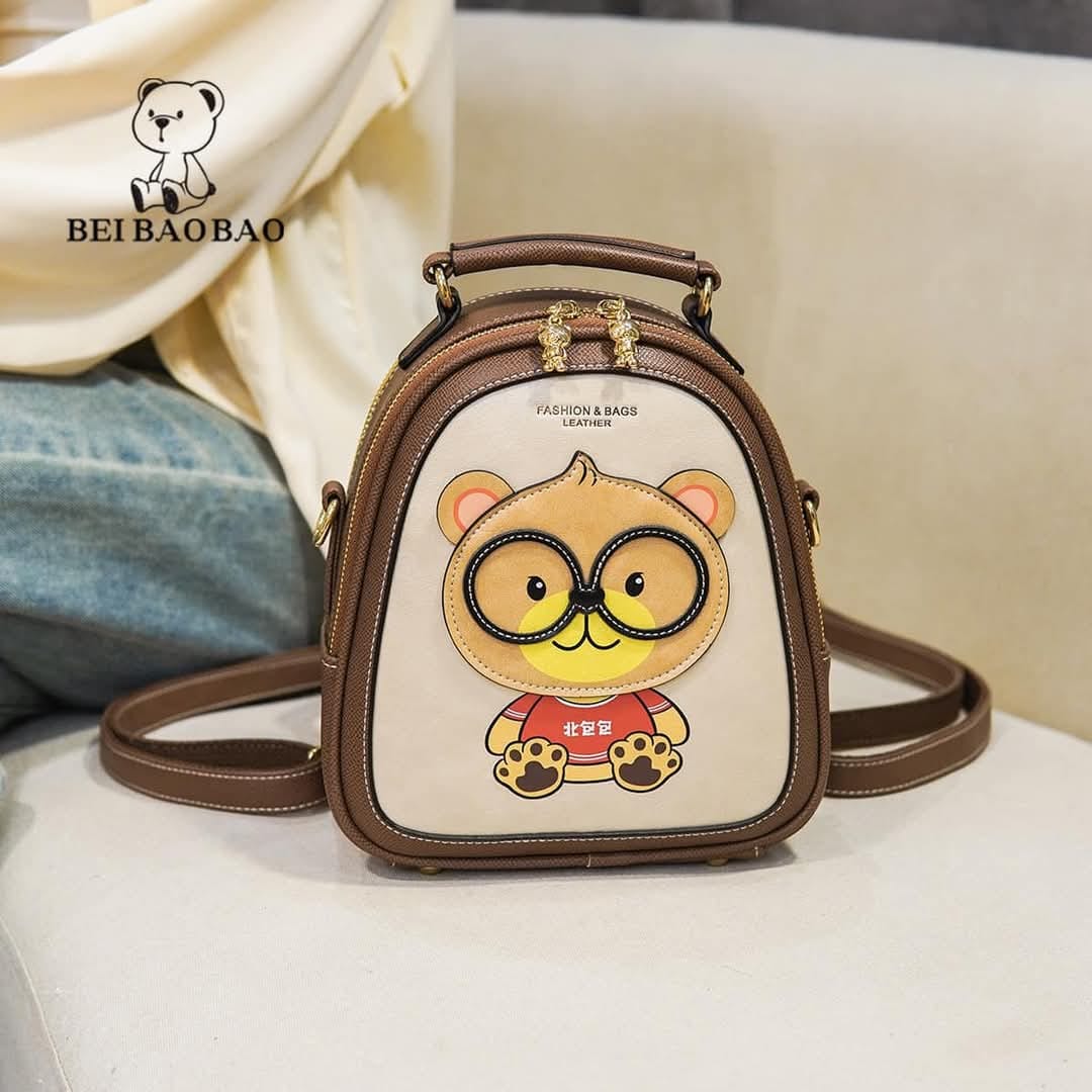 beibaobao backpack leather Wild Boar  Bad Leather Goods Beibaobao | Versatile Big Capacity