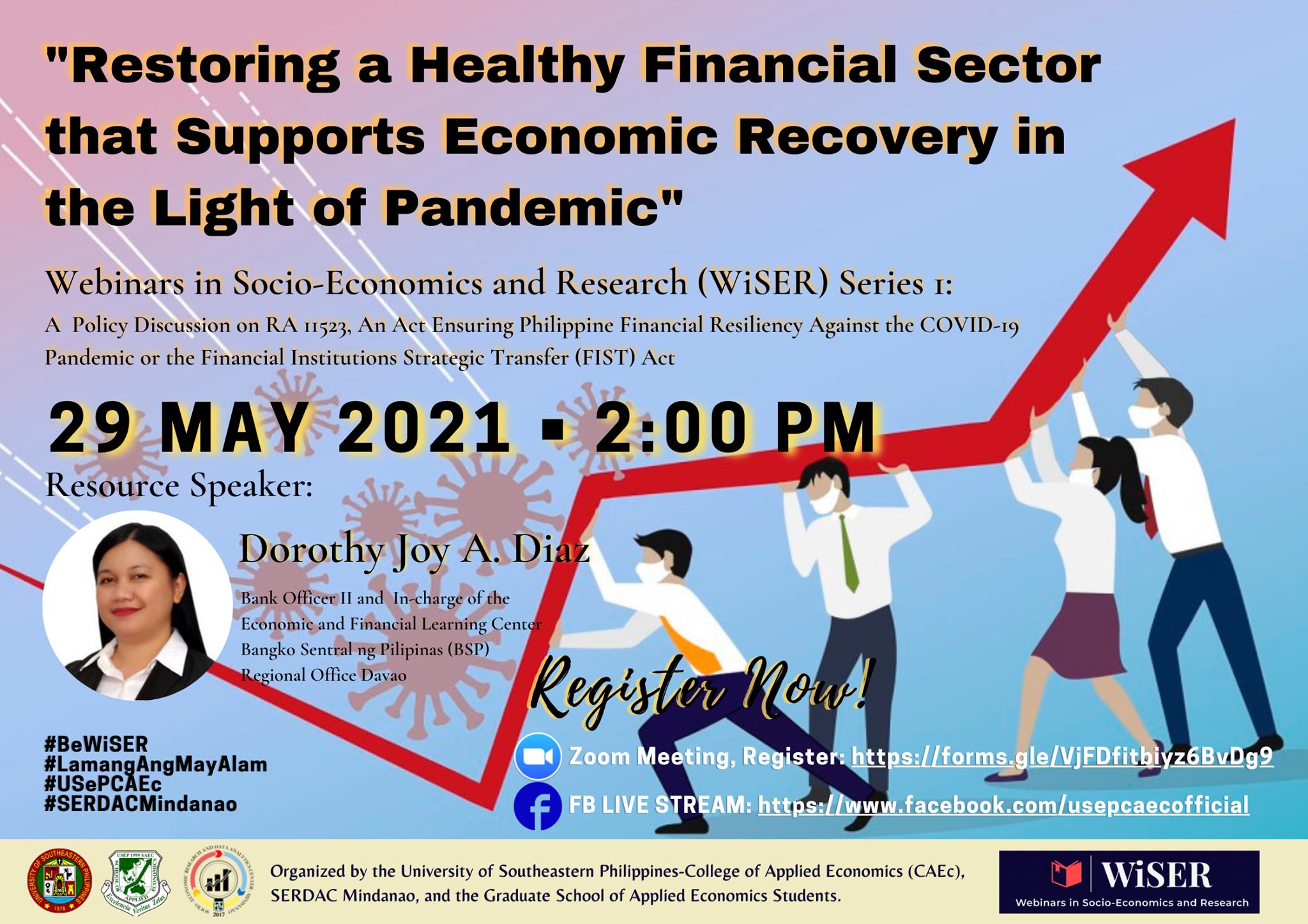 USeP - Join us Online! Register Now! The College of Applied Economics ...
