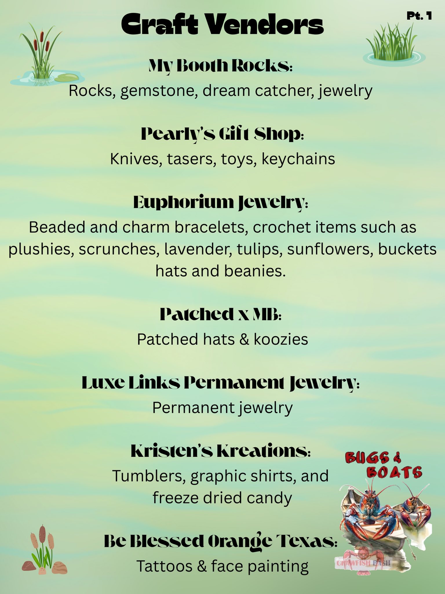 Pearly's gift shop & My Booth Rocks | Jasper TX