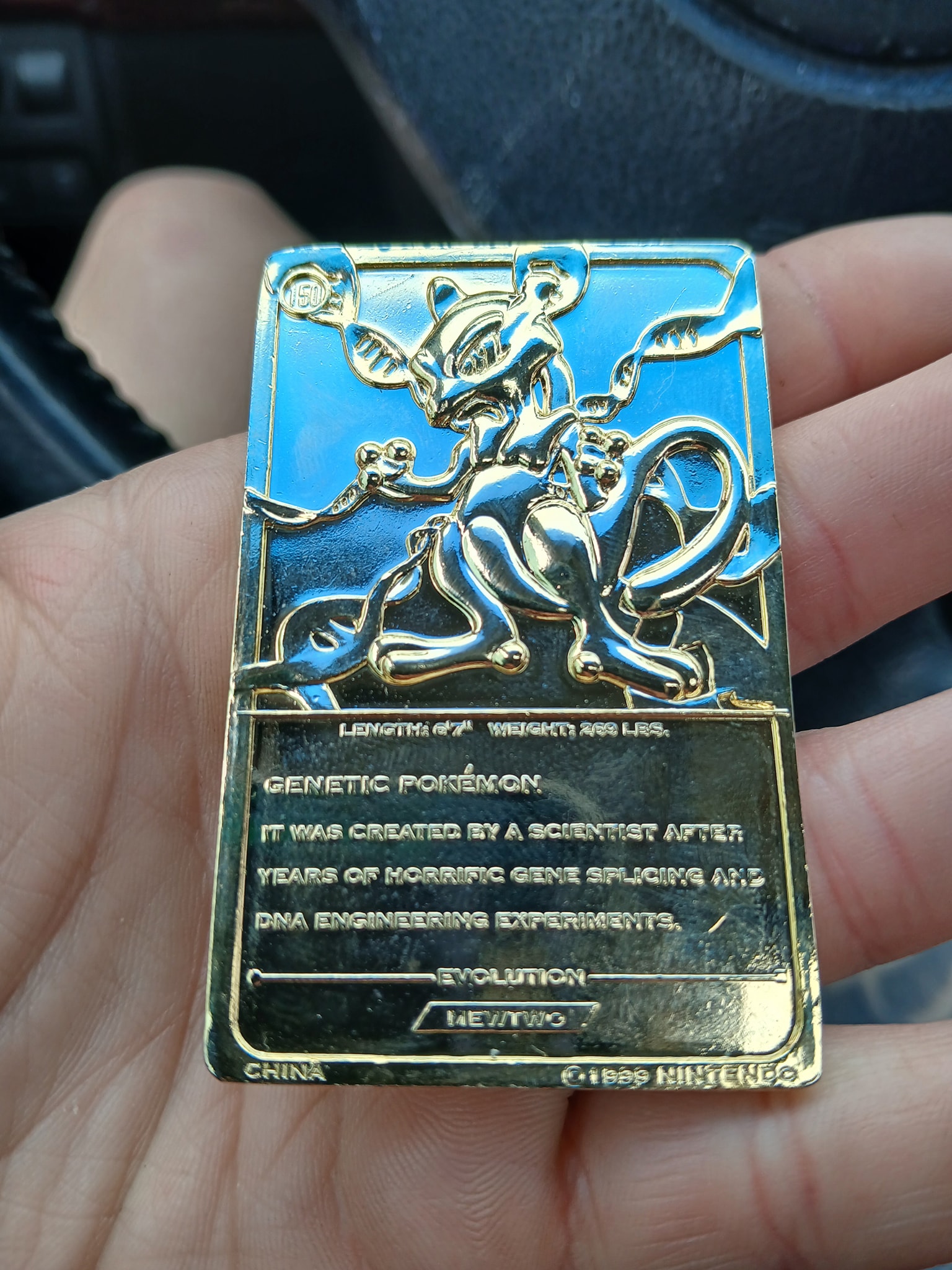 23 karat gold pokemon card mewtwo Mewtwo Pokmon 23k gold trading