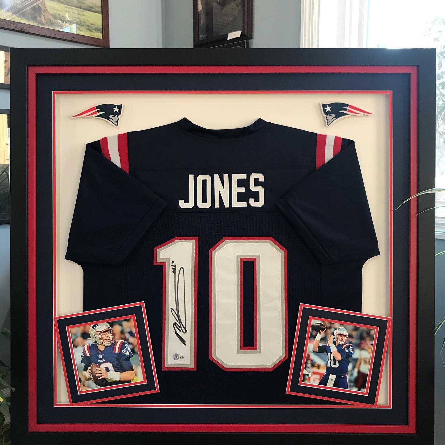 New England Patriots Mac Jones #10 Nike Jersey Blue Size Large $20