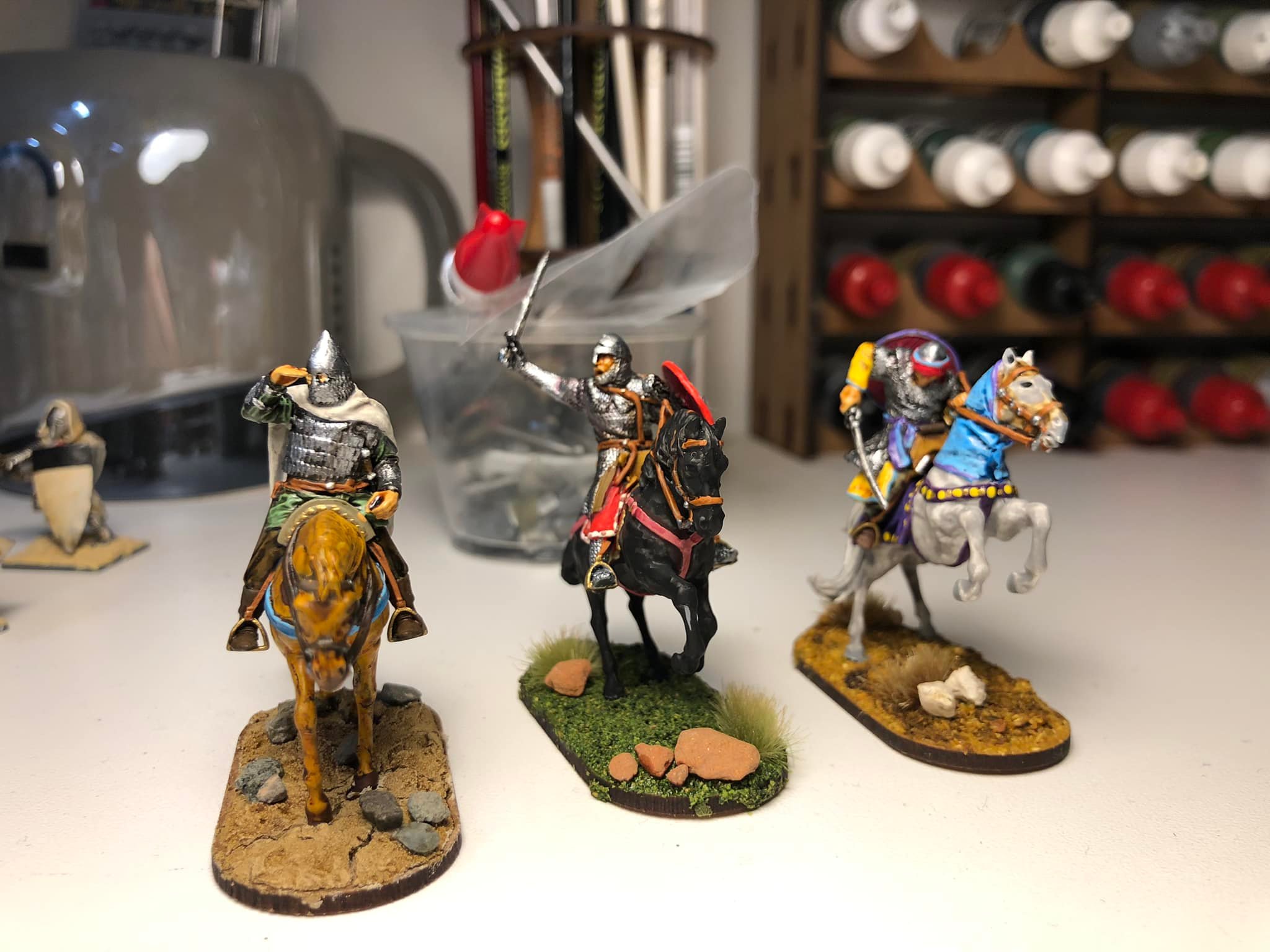 Medieval and modern wargaming miniatures