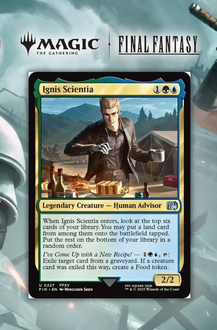 mtg final fantasy ignis Scientia [FINAL FANTASY] If a creature card was exiled this way Ignis Scientia | Final Fantasy