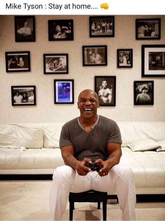 Gossip Teh Tarik Iron Mike Tyson The Baddest Guy On Planet Pun Stay At Home Korang Yang Acah Gangster Taik Kucing Tak Reti Nak Duduk Rumah Ke Facebook