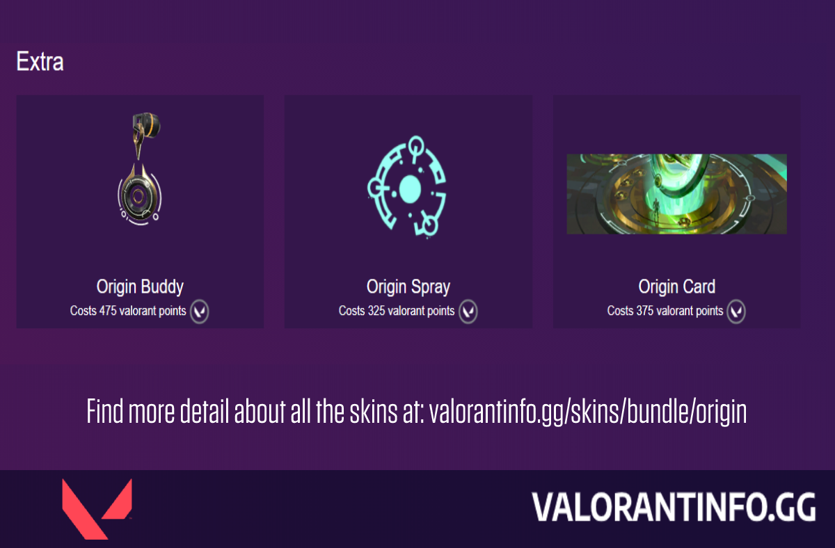 Valorantinfo - 🔥 The ORIGIN BUNDLE will also include a...