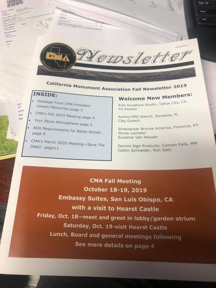 California Monument Association