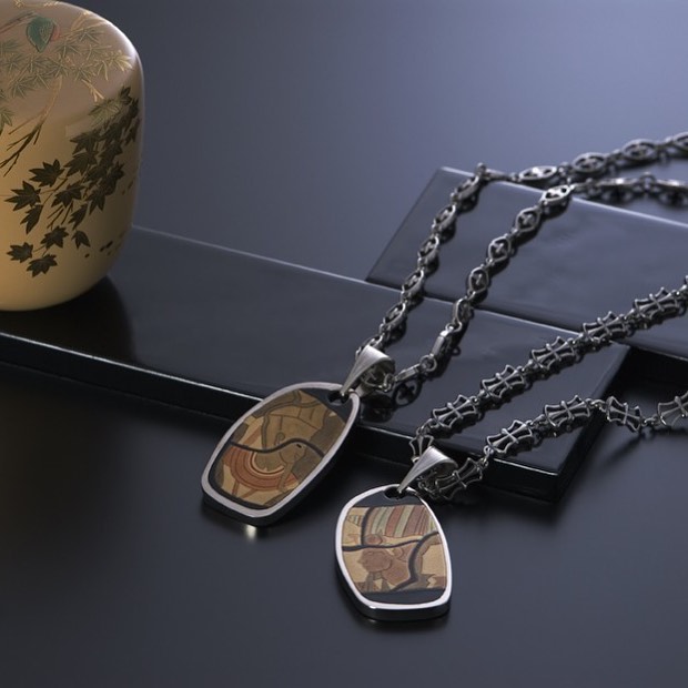 Ptolemy48 - OSIRIS「18K輪島塗り」チタンネックレス #ptolemy48