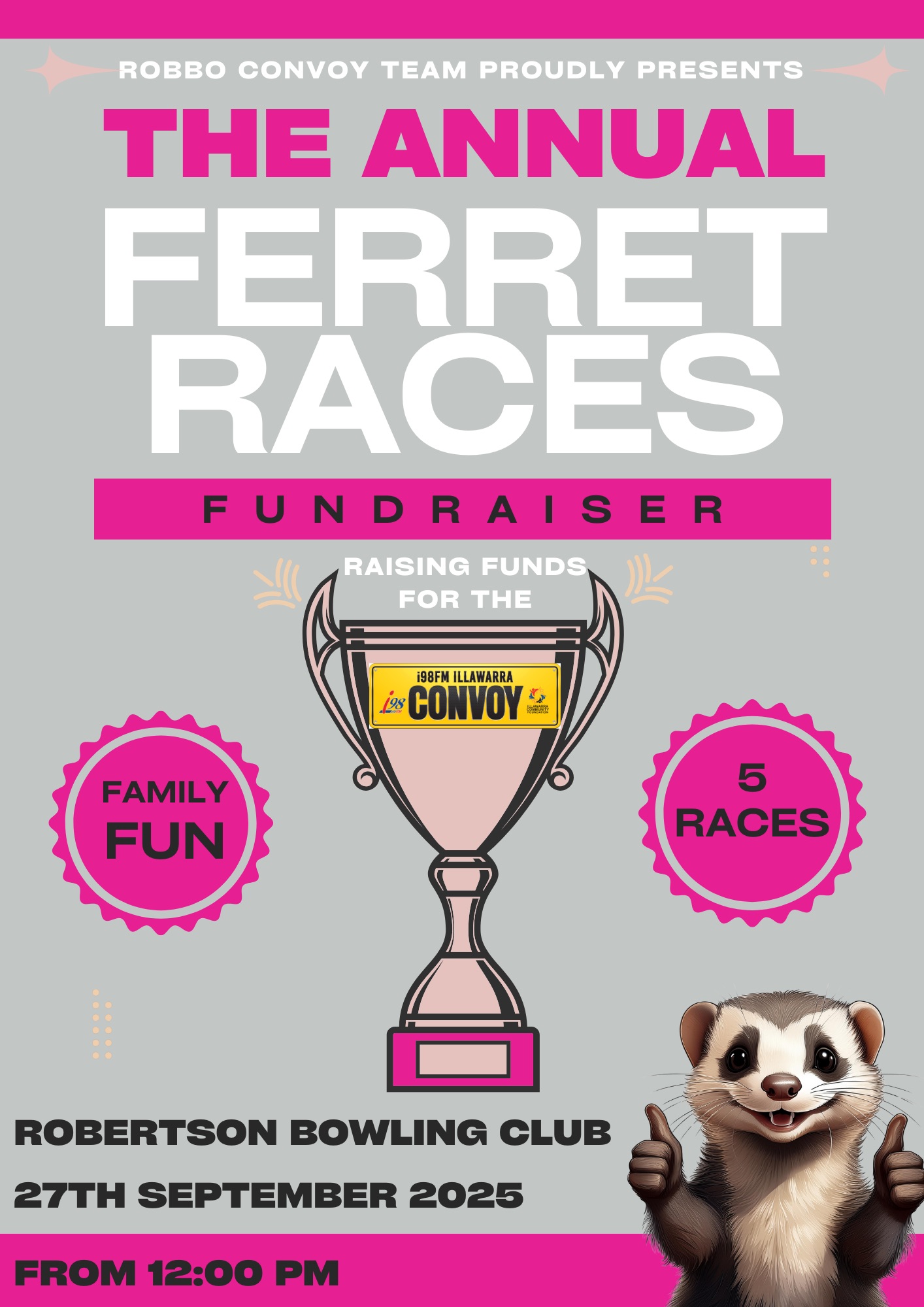 The Annual Ferret Races