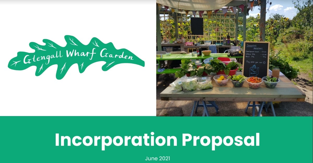 Incorporation Structure Proposal Following the proposal to incorporate ...