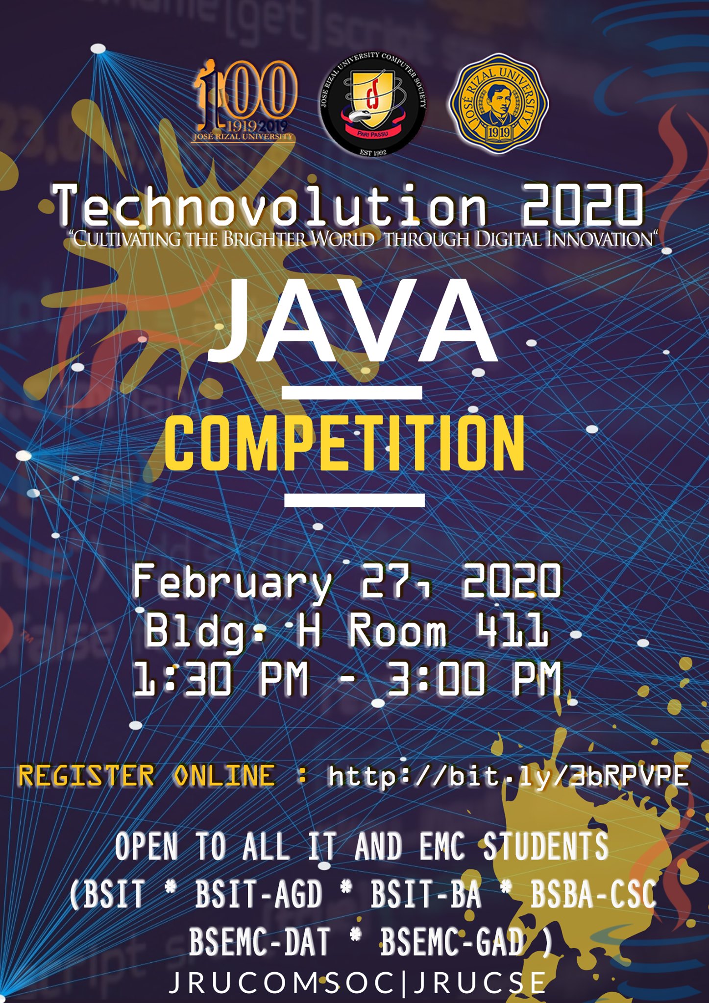 Skills Competition open to all IT students and EMC students (BSIT, BSIT ...
