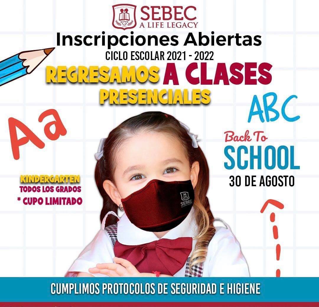 ¡Regresamos a clases presenciales!... - Colegio SEBEC Tijuana | Facebook