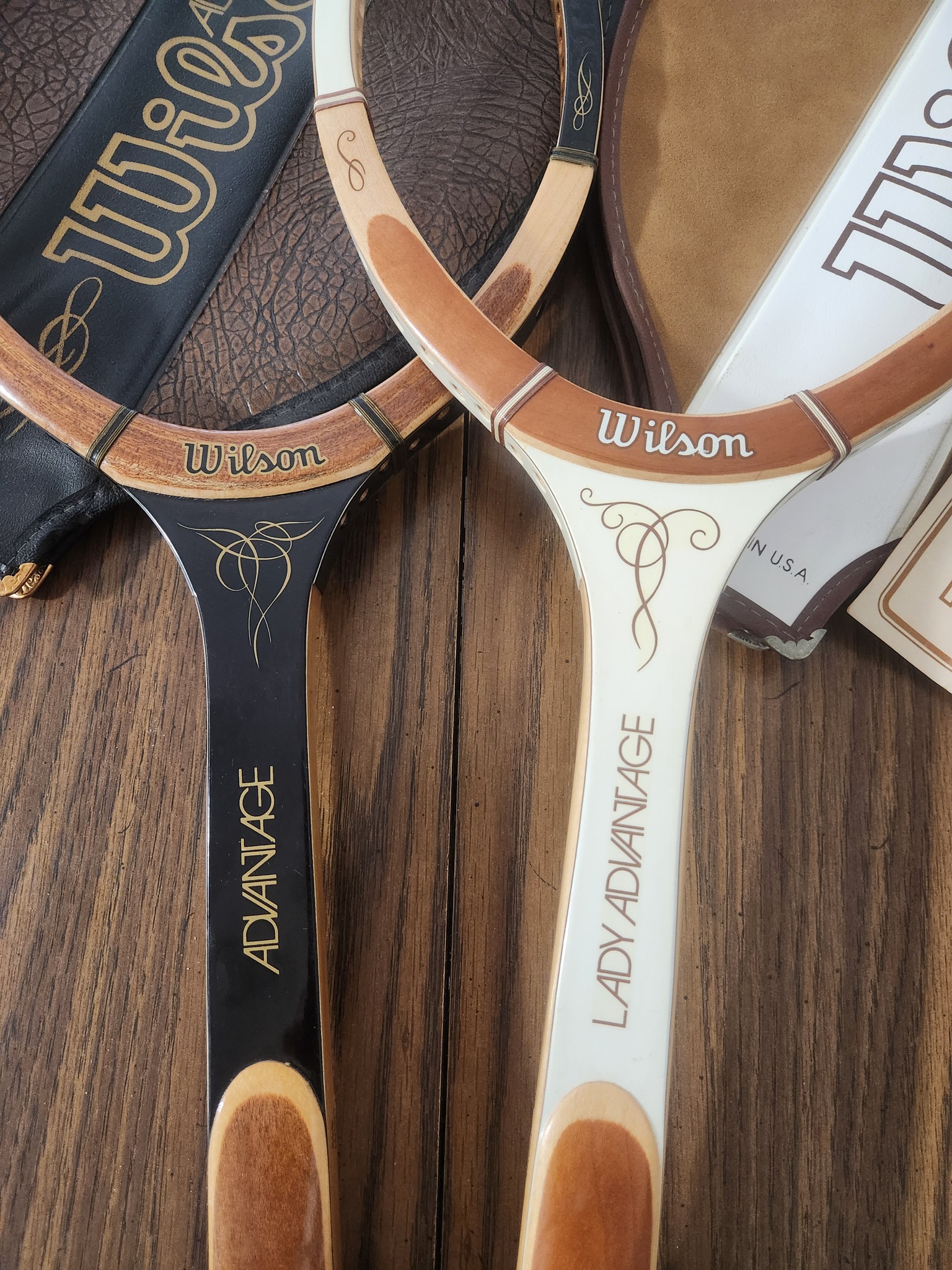 Wilson LADY ADVANTAGE 木製テニスラケット レトロ希少。 レトロ
