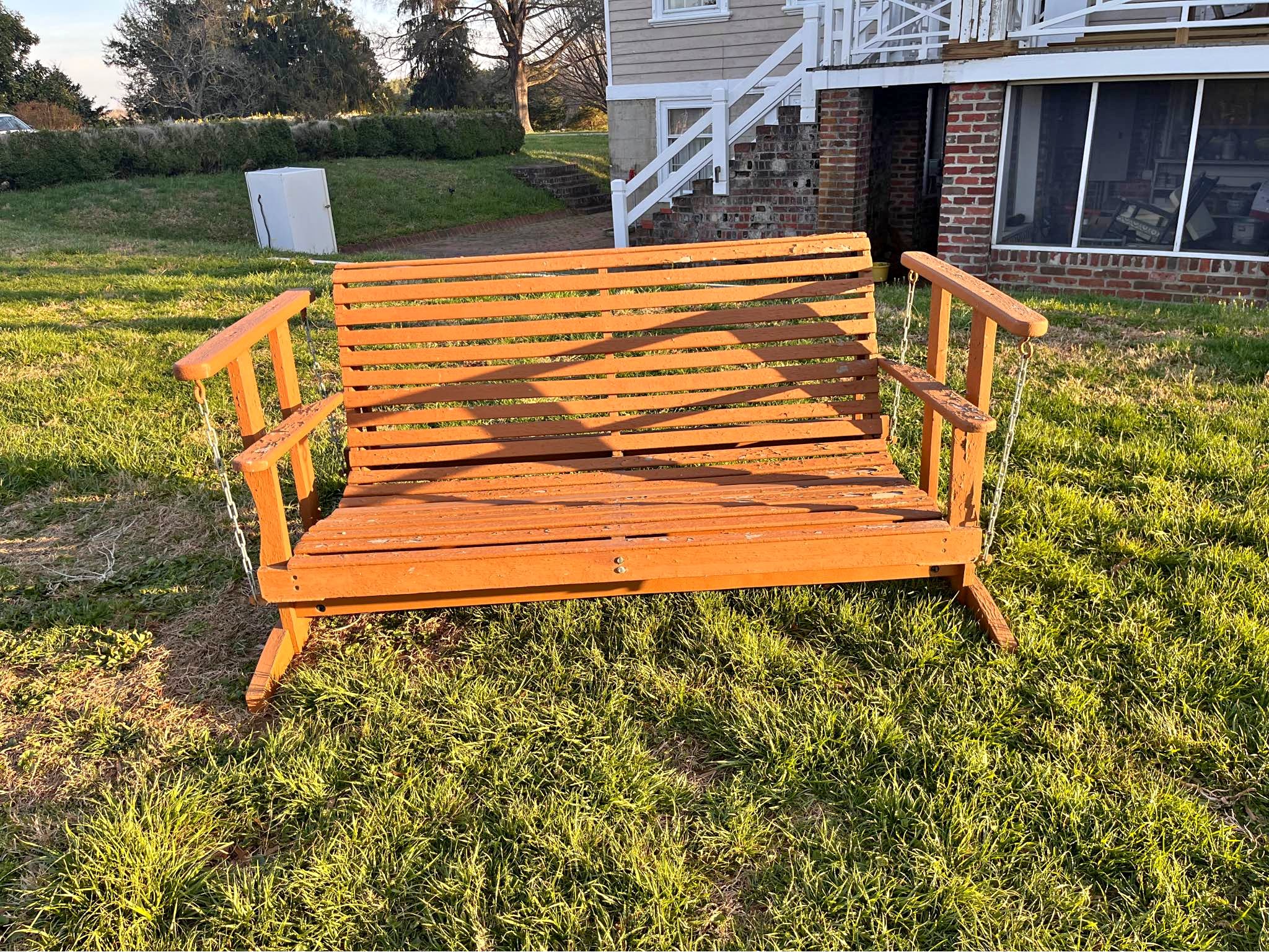 Antique porch glider - Outdoor Chairs, Benches & Swings - Amelia Court