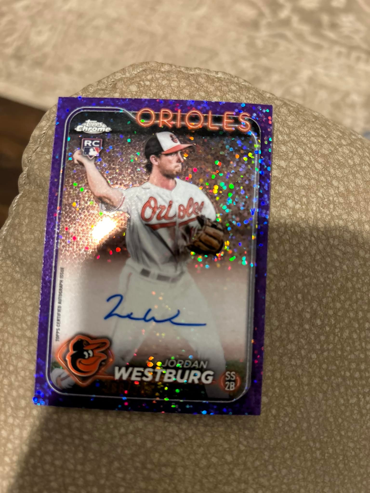 Jace Jung card pulled from 2025 Topps baseball box