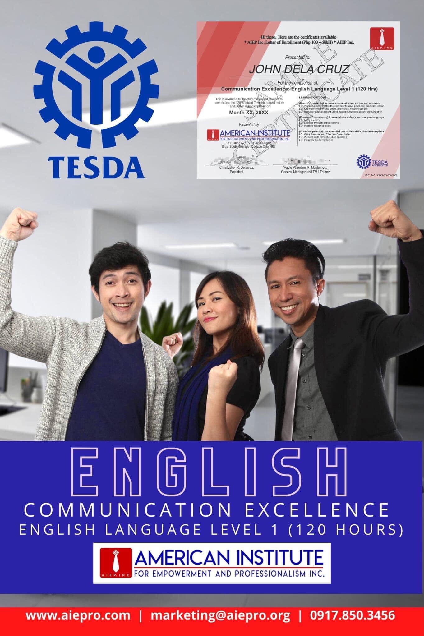 Christopher - English Class (Asynchronous/Self-paced) with TESDA ...
