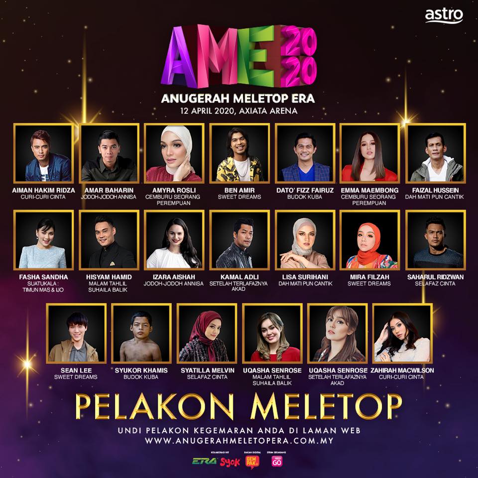 Meletop Siapa Yang Korang Rasa Layak Ke Top5 Ame2020 Facebook