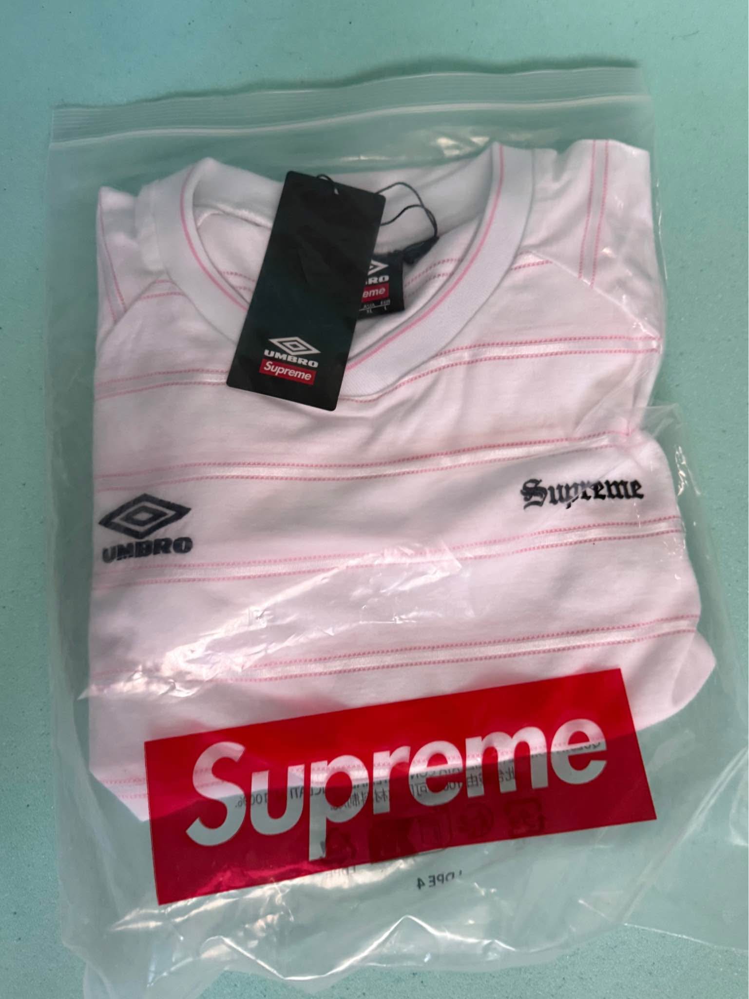 Supreme x Umbro Stripe Soccer Jersey 
