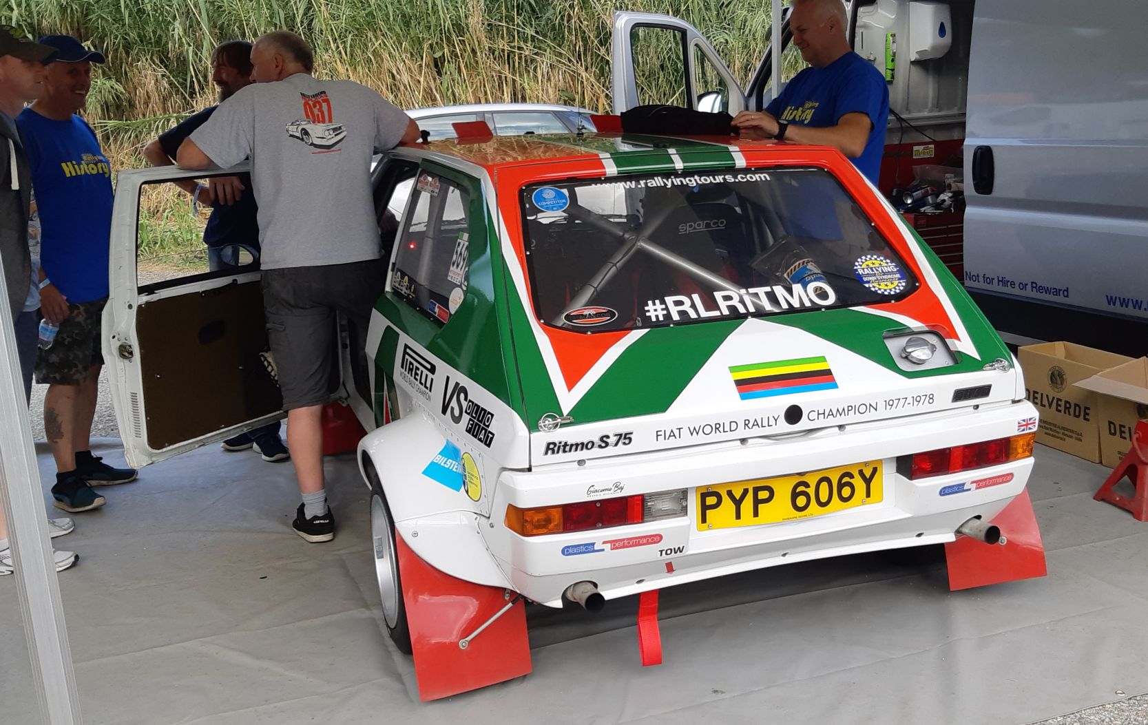 Rally - For sale: Fiat Strada Abarth rally car - V6, RWD - 250bhp. Link ...