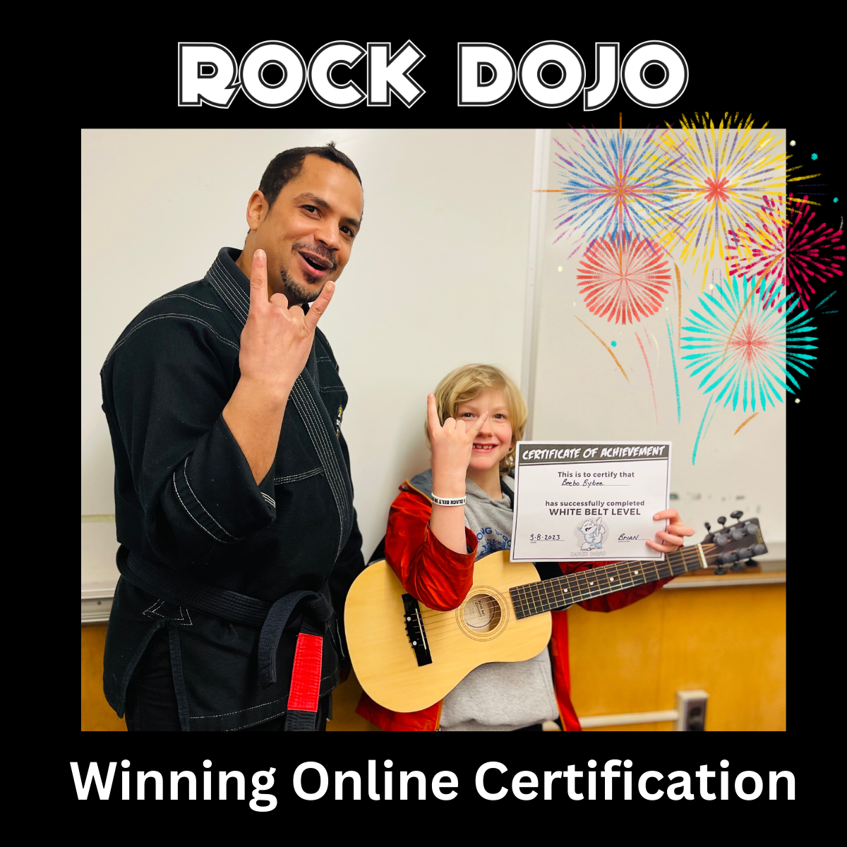 Rock Dojo - Congratulations to Beebo for winning his first Rock Dojo ...