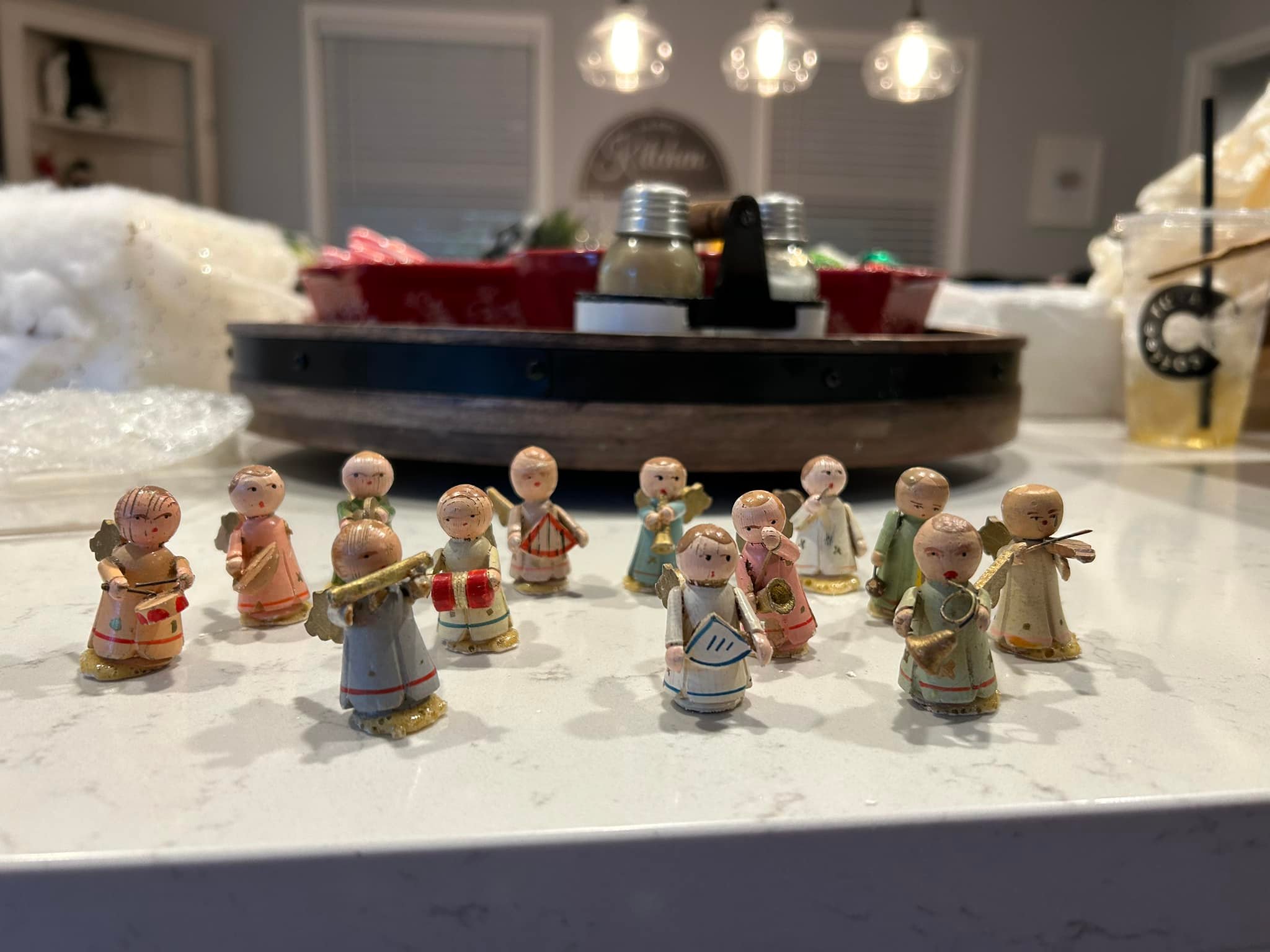 What is the origin of these wooden angel ornaments?