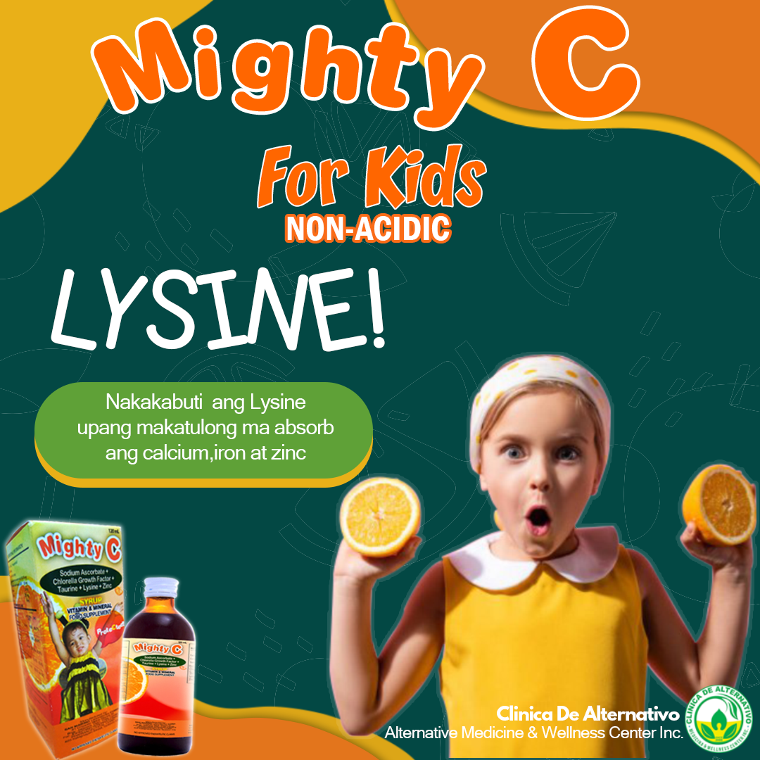Mighty C Kids - Ang Mighty C for Kids ay may Lysine na... | Facebook