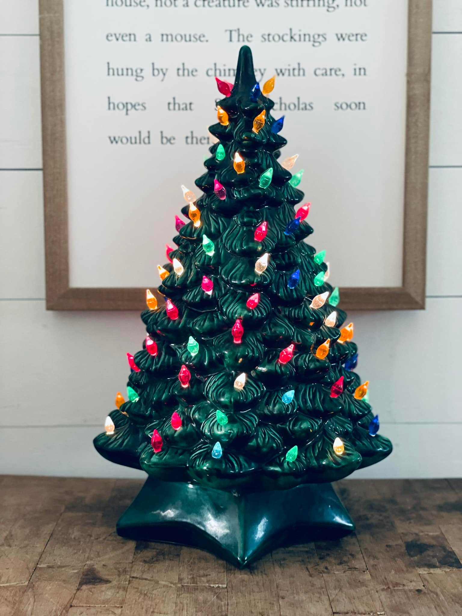 1950's Carey McFall 7-foot aluminum Christmas tree for sale