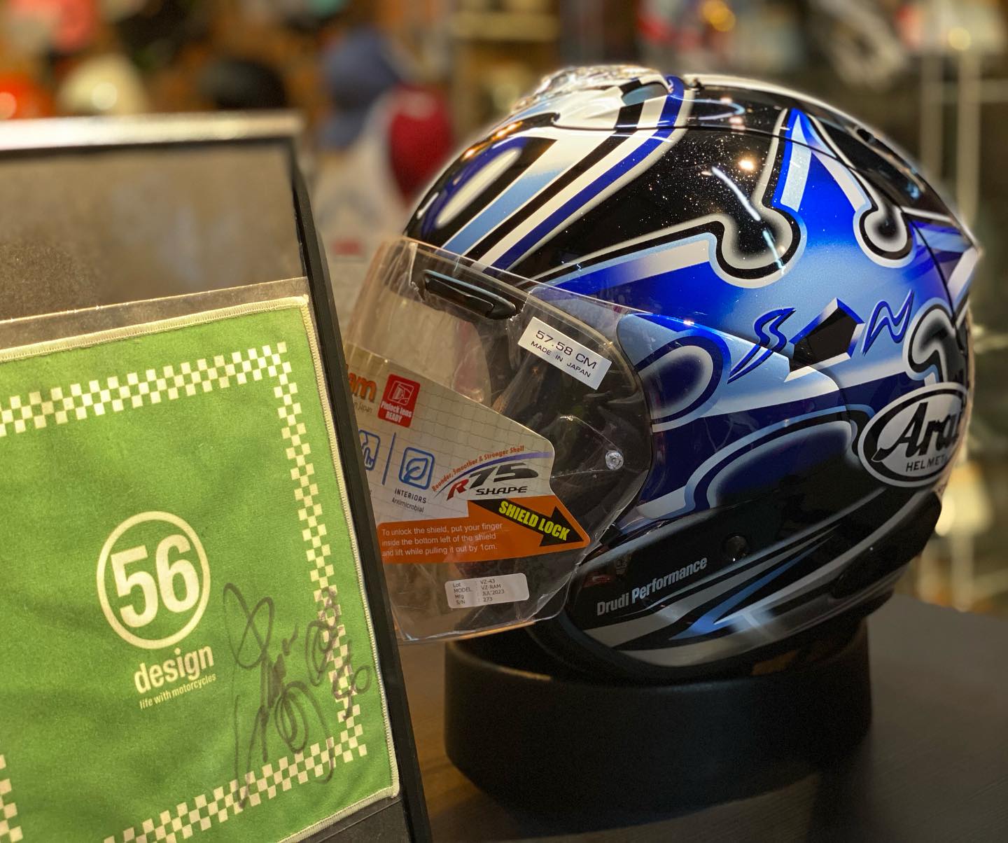 Arai Vz Ram Nakano Shuriken Silver Without Signature Edition Size 