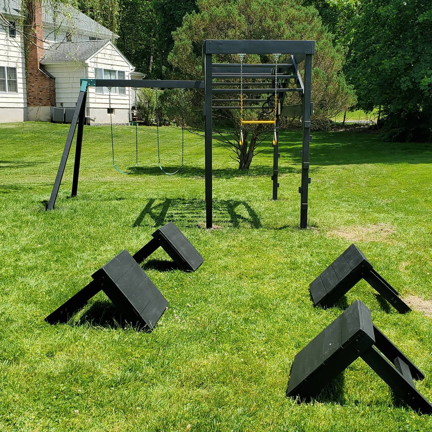 Back in black! Custom ninja rig... - Northeast Obstacles