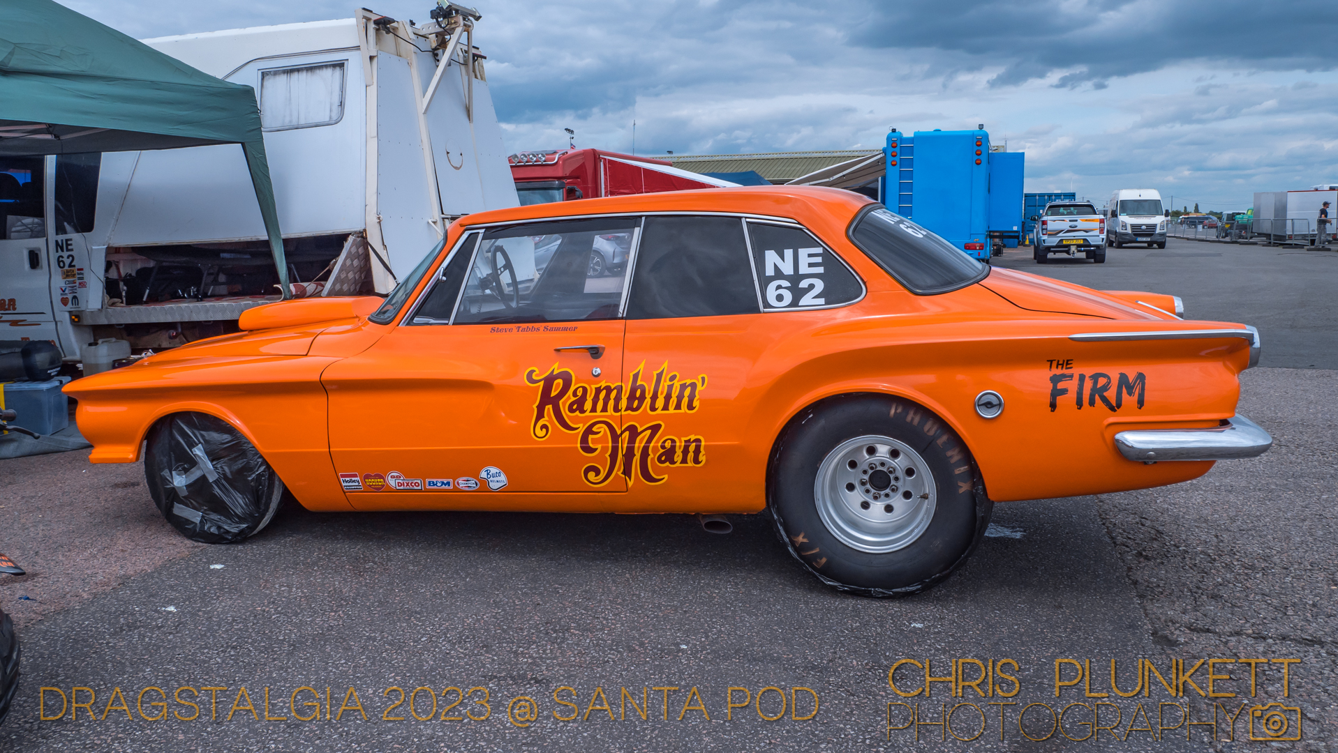 Steve Tubbs Summer's 1962 Dodge Lancer,unusual on any drag strip