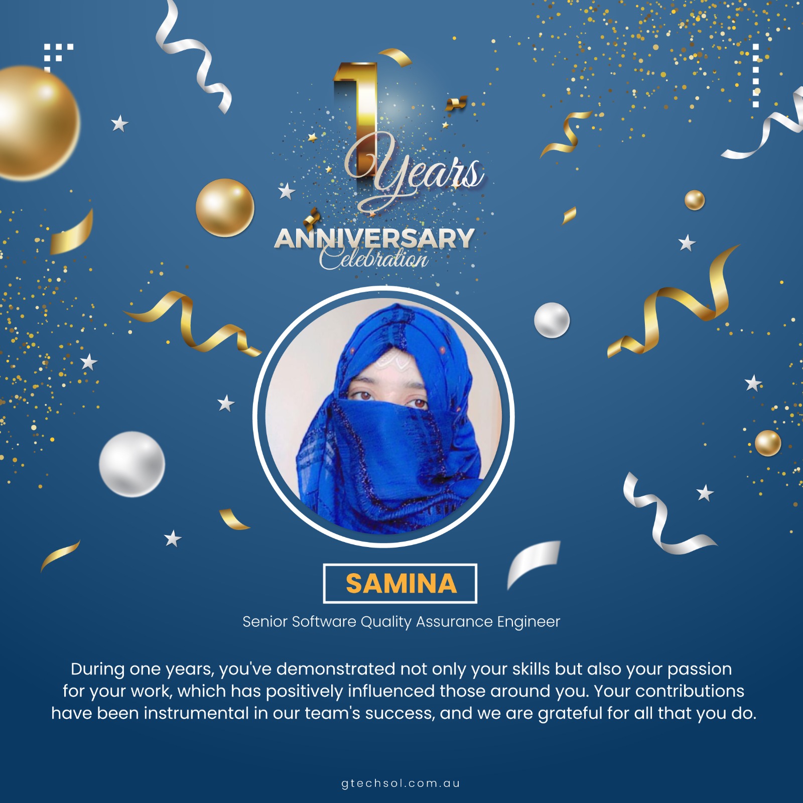 G-Tech - 🎉 𝗖𝗼𝗻𝗴𝗿𝗮𝘁𝘂𝗹𝗮𝘁𝗶𝗼𝗻𝘀 𝘁𝗼 𝗦𝗮𝗺𝗶𝗻𝗮 𝗼𝗻 𝗰𝗼𝗺𝗽𝗹𝗲𝘁𝗶𝗻𝗴 𝗮 𝘆𝗲𝗮𝗿 𝗼𝗳 𝘄𝗼𝗿𝗸 𝗮𝘁 𝗚 ...