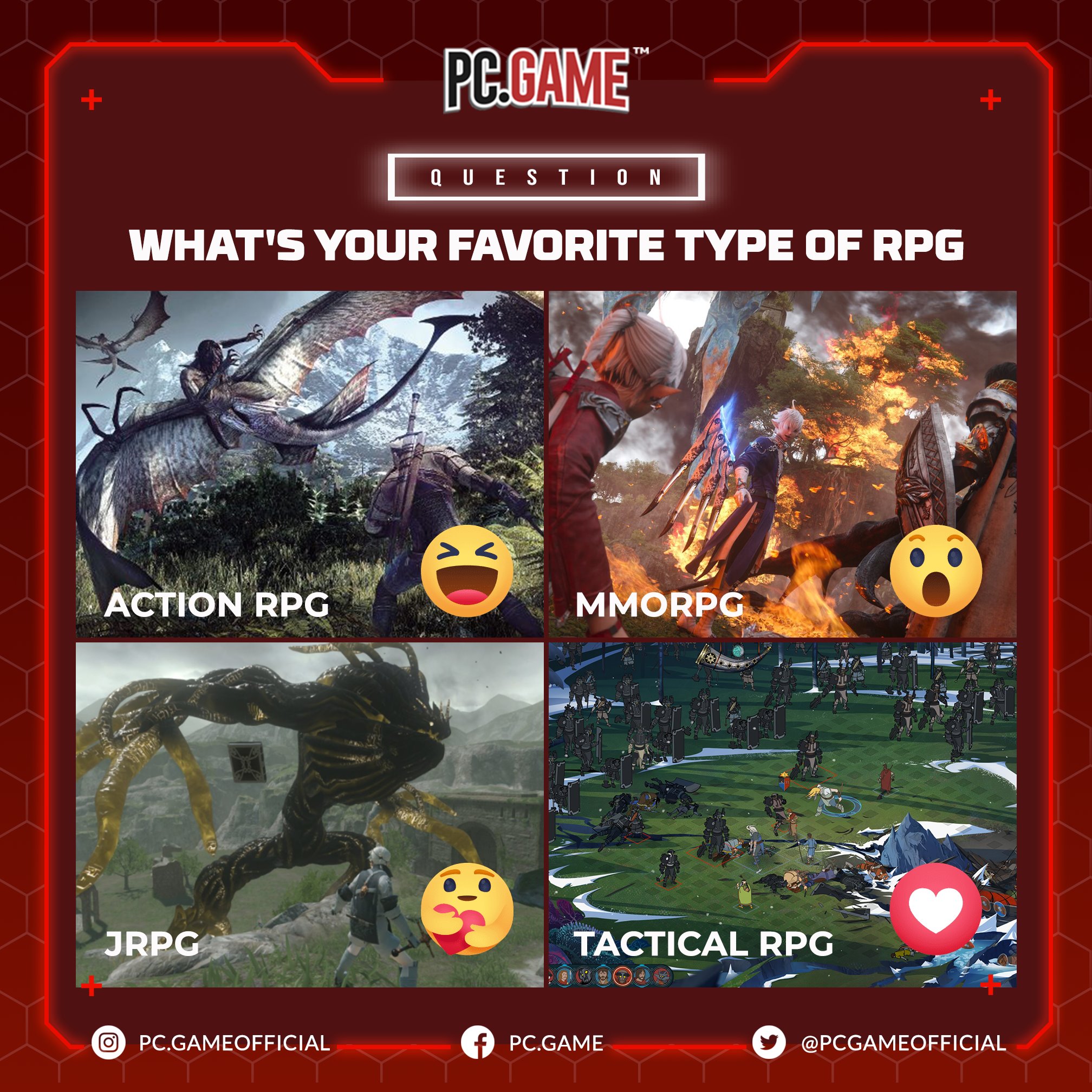 PC.Game - What's your favorite type of RPG? Comment down...