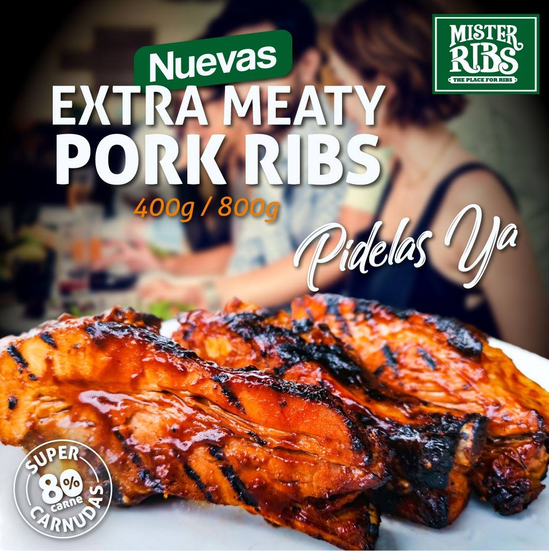 Mr. Ribs - 💢🎉¡NUEVO PLATO! EXTRA MEATY PORK RIBS 🔝...