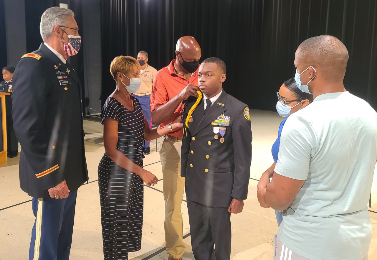 Davidson's NJROTC Executive Officer... - Davidson High School