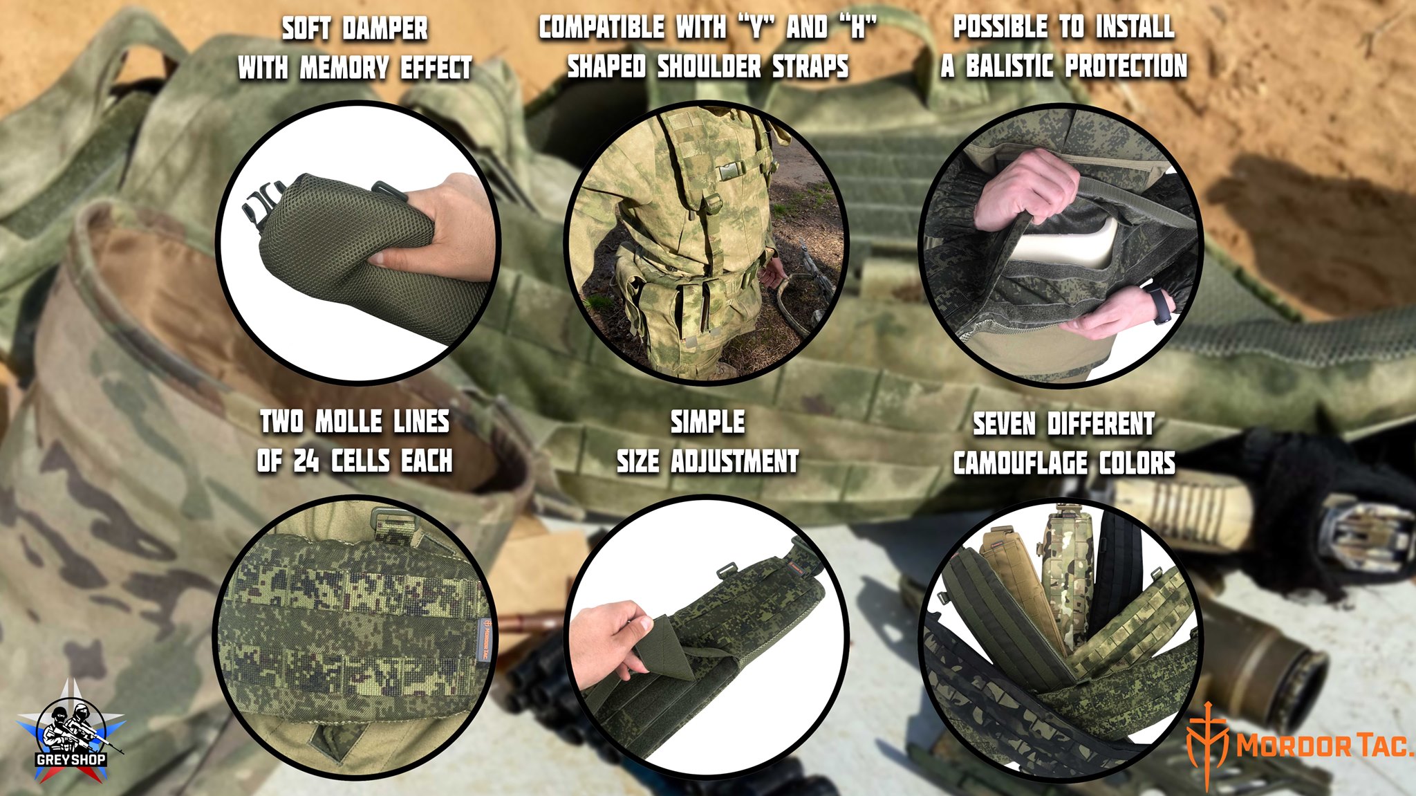 Ceinture Tactique Mordor Skif Camouflage ATACS FG - Occasion En Excellent état