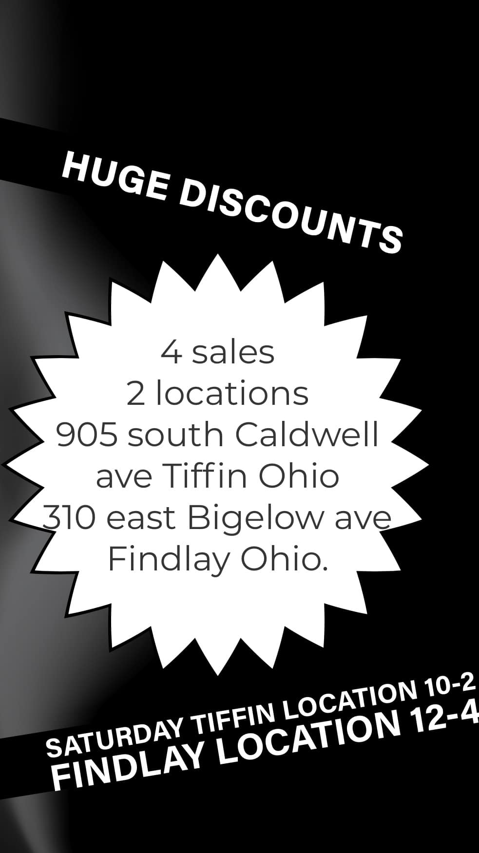 ATTENTION BARGAIN HUNTERS! This is a list of weekend sales you'll