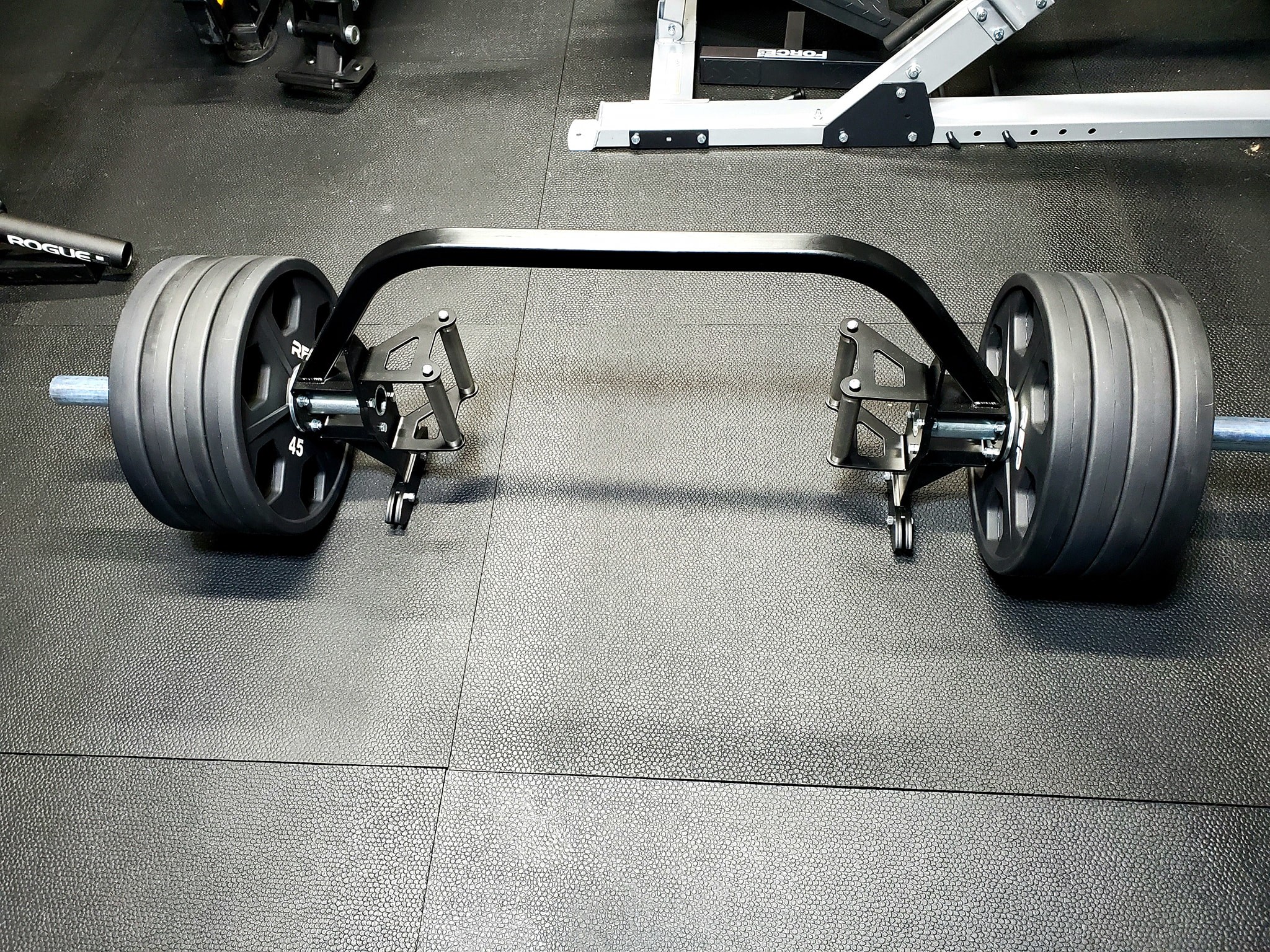 Kabuki trap bar and Rep Fitness urethane plates. Super combo!?