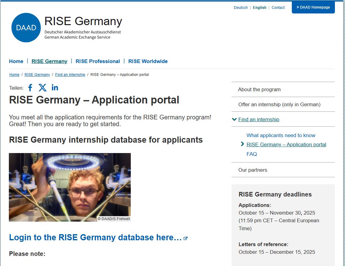 🎓🇩🇪 برنامج RISE Germany للتدريب الصيفي... - Ahmed K. Rashwan | Facebook