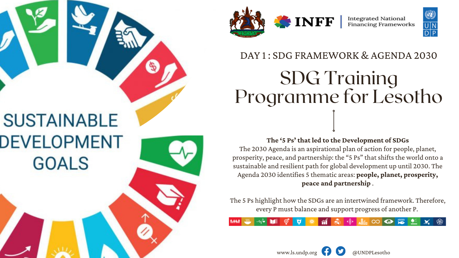UNDP Lesotho - Recap on Day 1: #SDGTraining📝 SDG framework... | Facebook