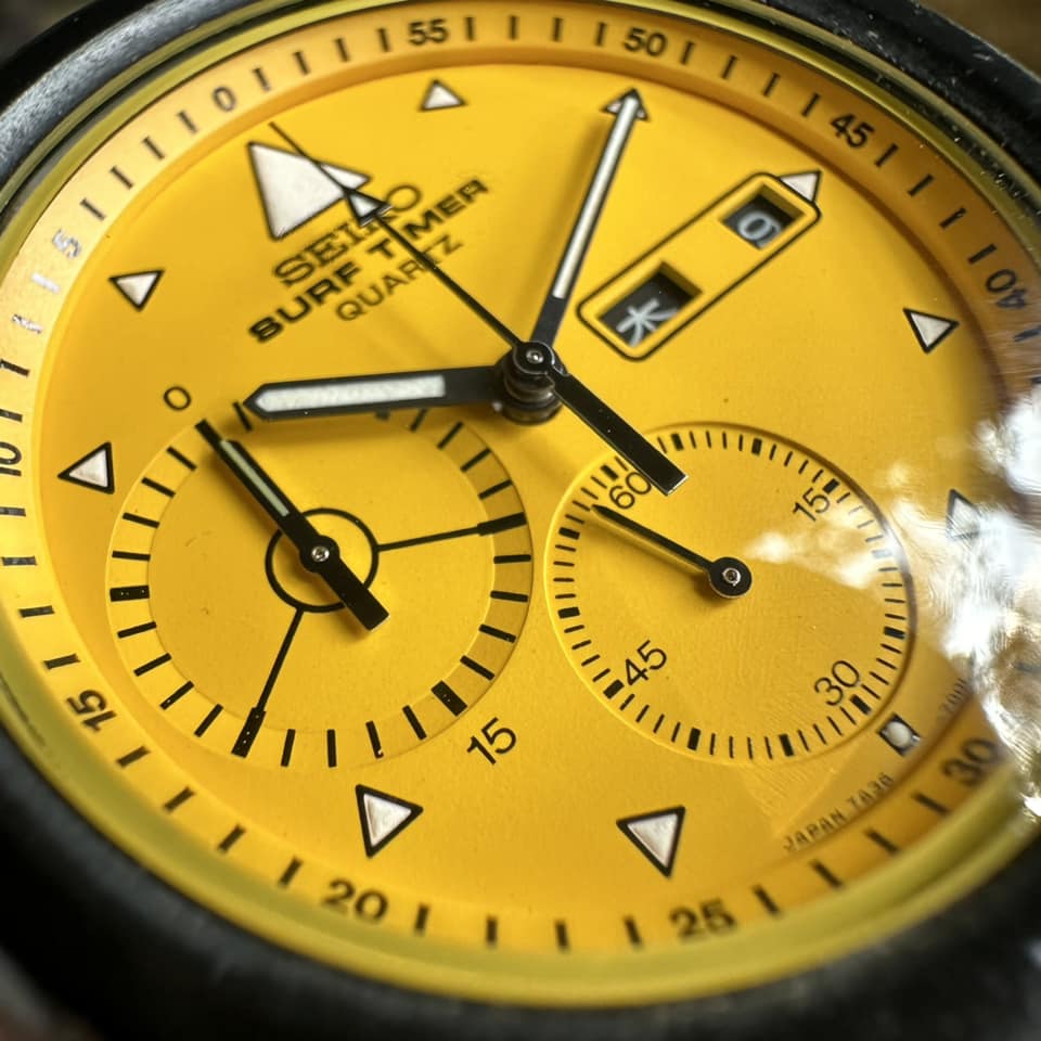 Seiko Chronograph Quartz Surf Timer | May 1985 Ref. 7A36-7000