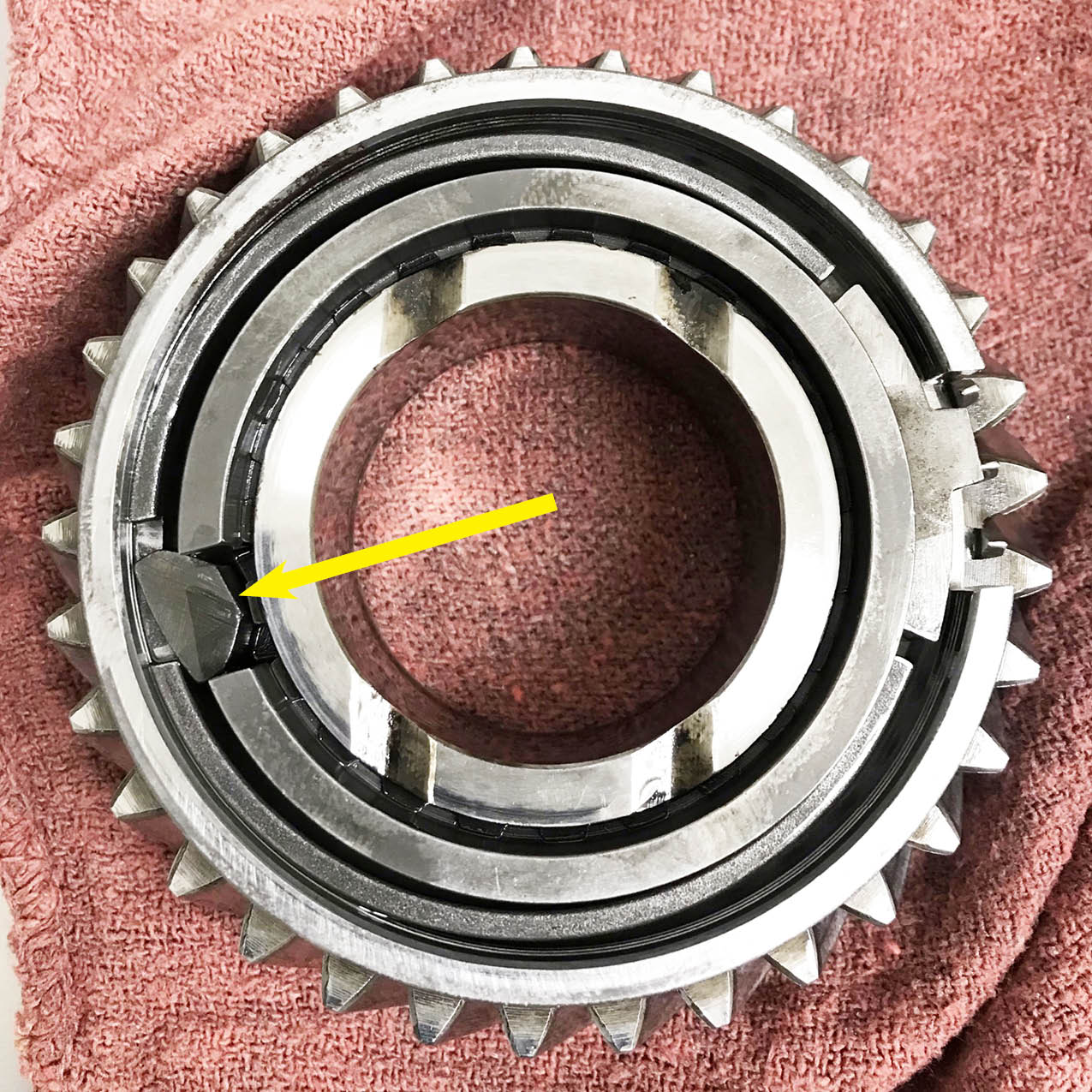 Tyson Racing repairs 86 Tri Z transmission