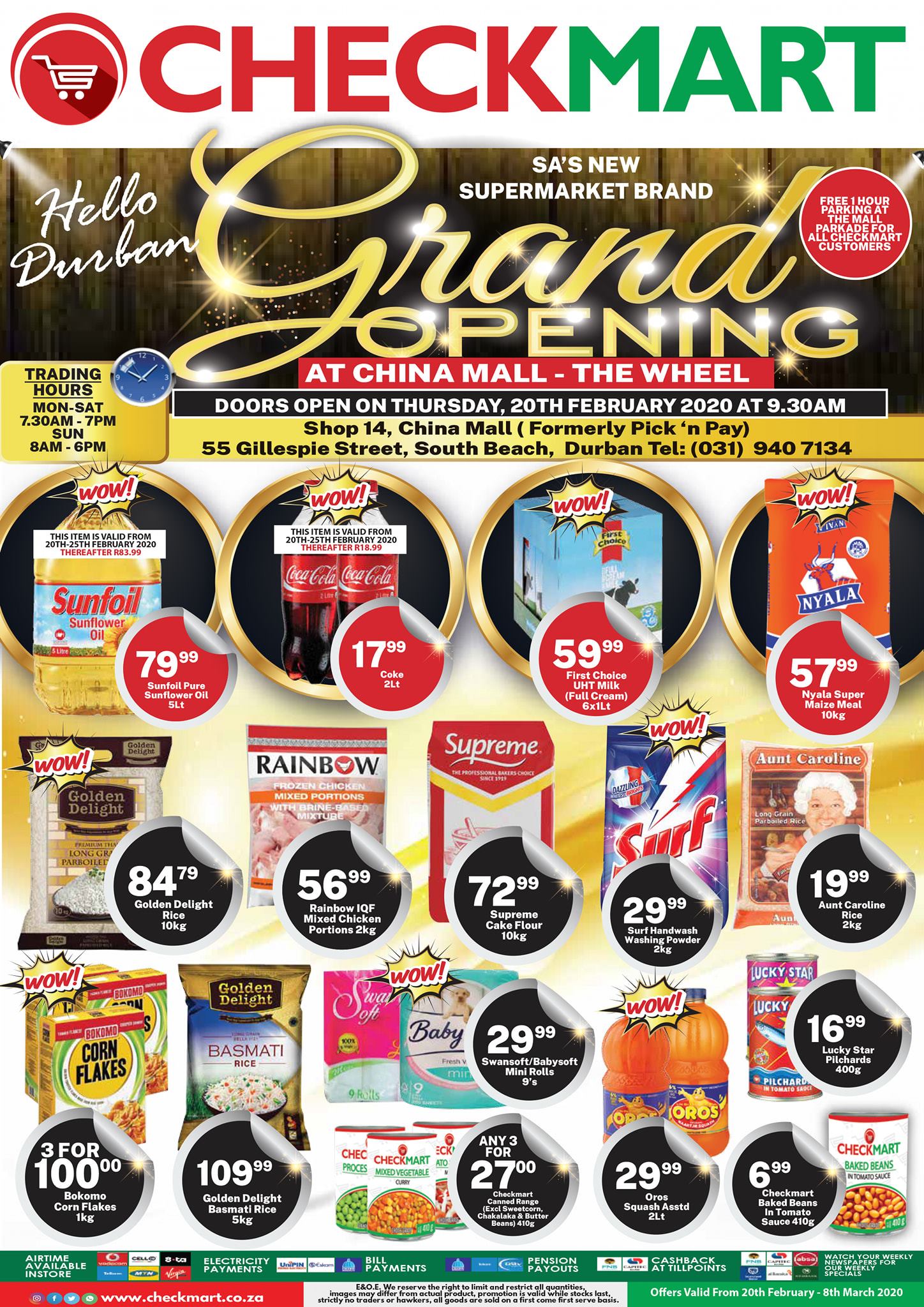 Prepare yourself Durban for our... - Checkmart Supermarket | Facebook