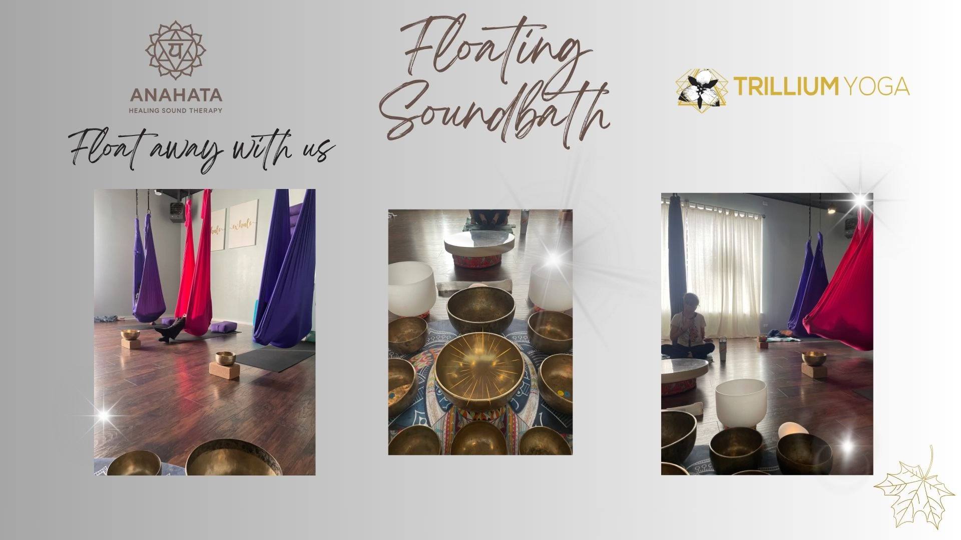 Monthly Floating Sound Bath..October..fall into fall..