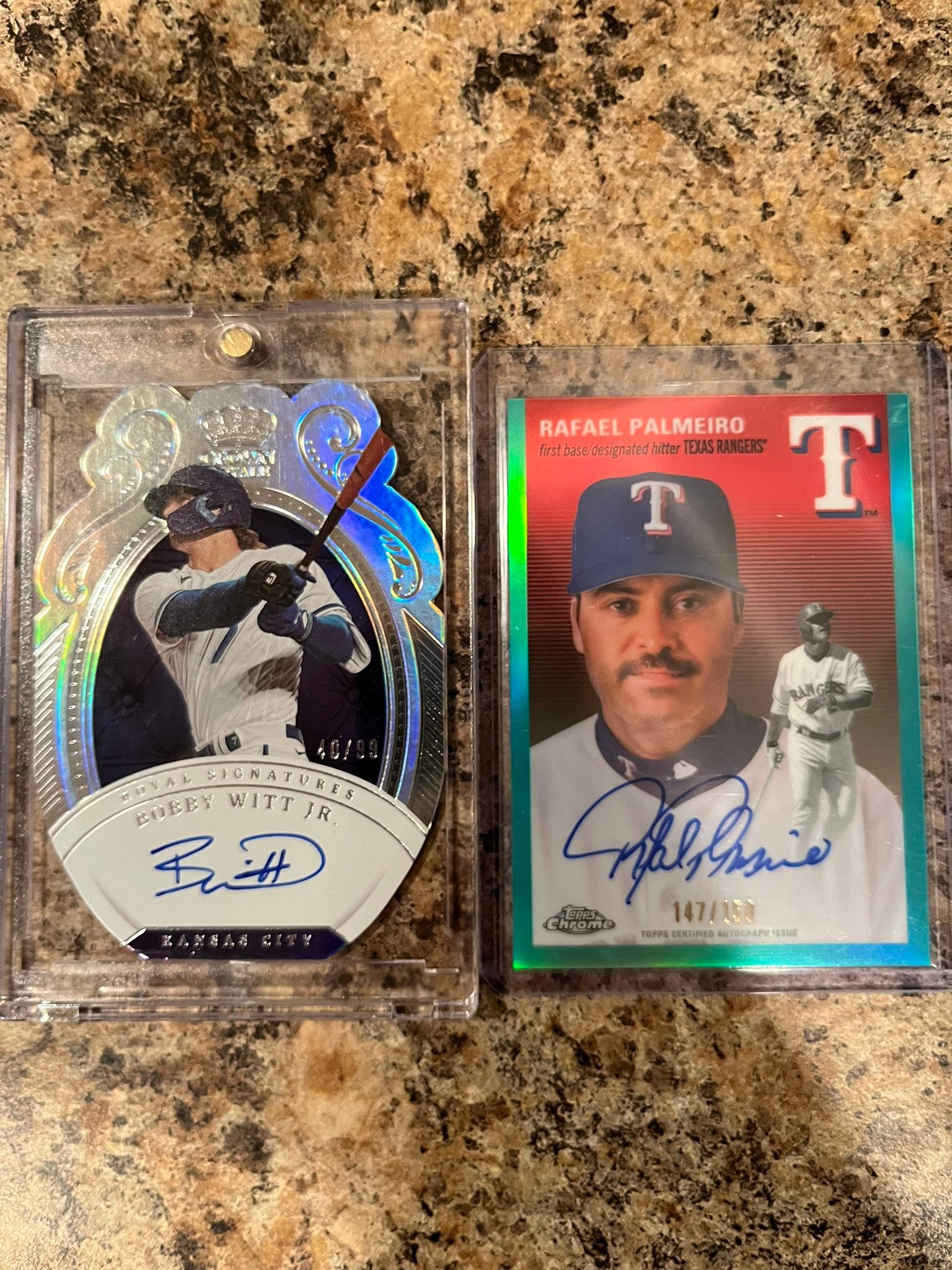 Sports card haul with Bobby Witt Jr auto and Orioles rookie prospect
