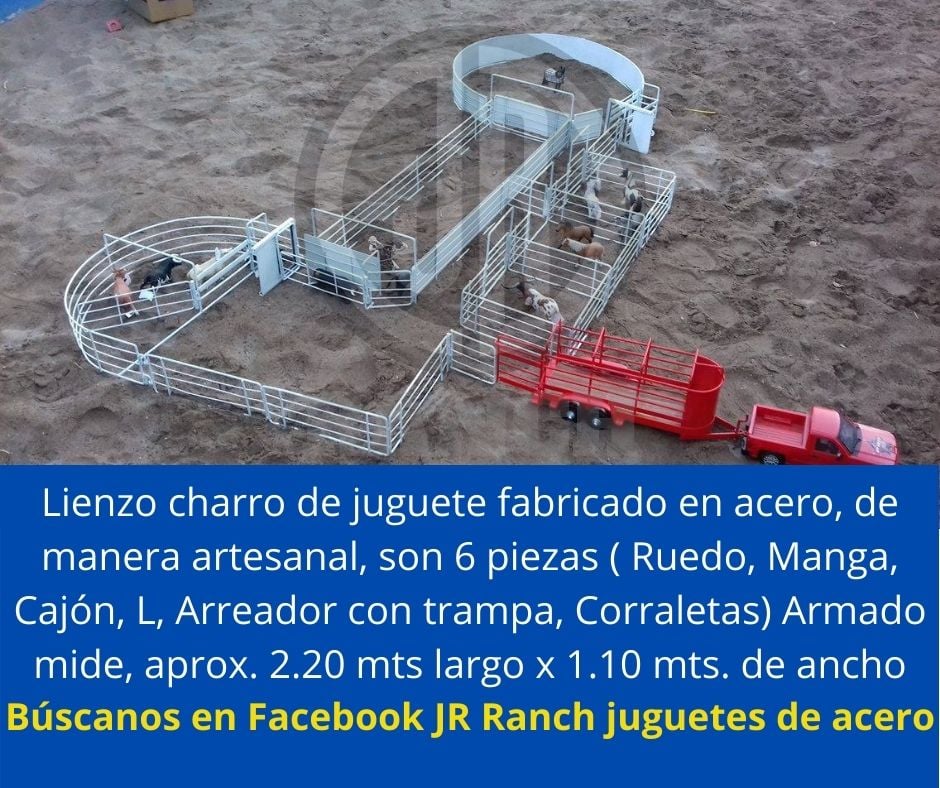 JR Ranch - Lienzo charro de juguete JR Ranch, fabricado en... | Facebook