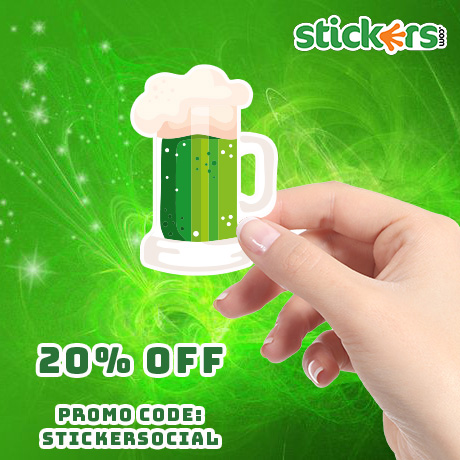 Stickers.com - 🍺 Get into the St. Patrick's Day spirit with Green Beer ...