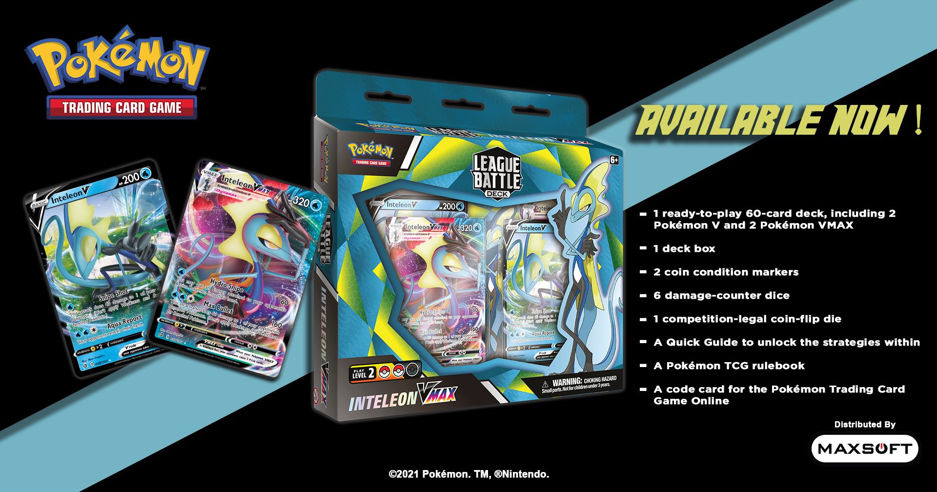inteleon vmax pokemon card value TCG: League Battle Deck : Toys & Games If you do Inteleon VMAX #266 Prices |