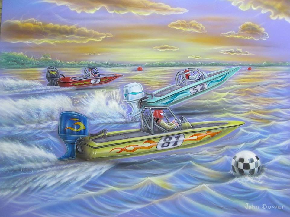 Circle Track Bass Boat Racing