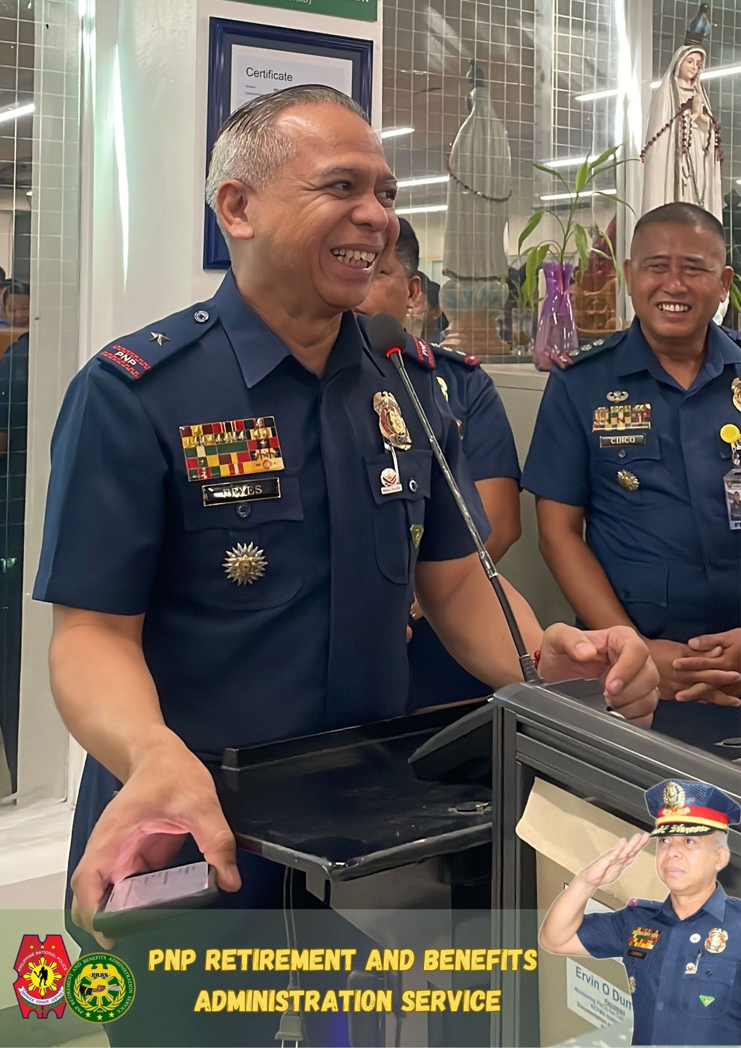 This Service led by PBGEN DINDO R REYES, Director, PRBS conducted Daily ...