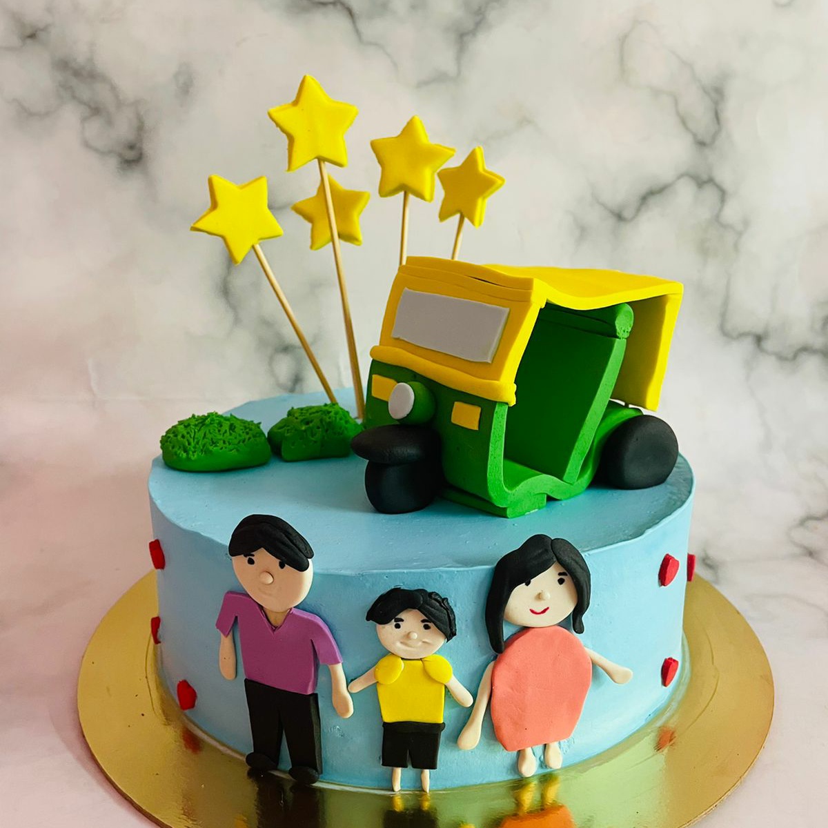 V BakesterS - Auto rickshaw theme cake went for...